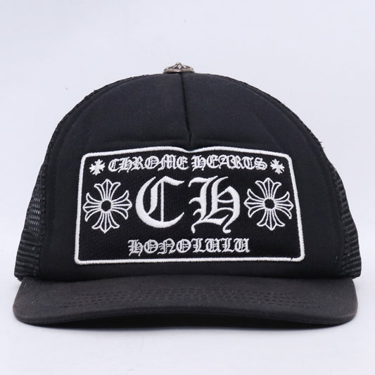 CHROME HEARTS TRUCKER CAP Black Size F