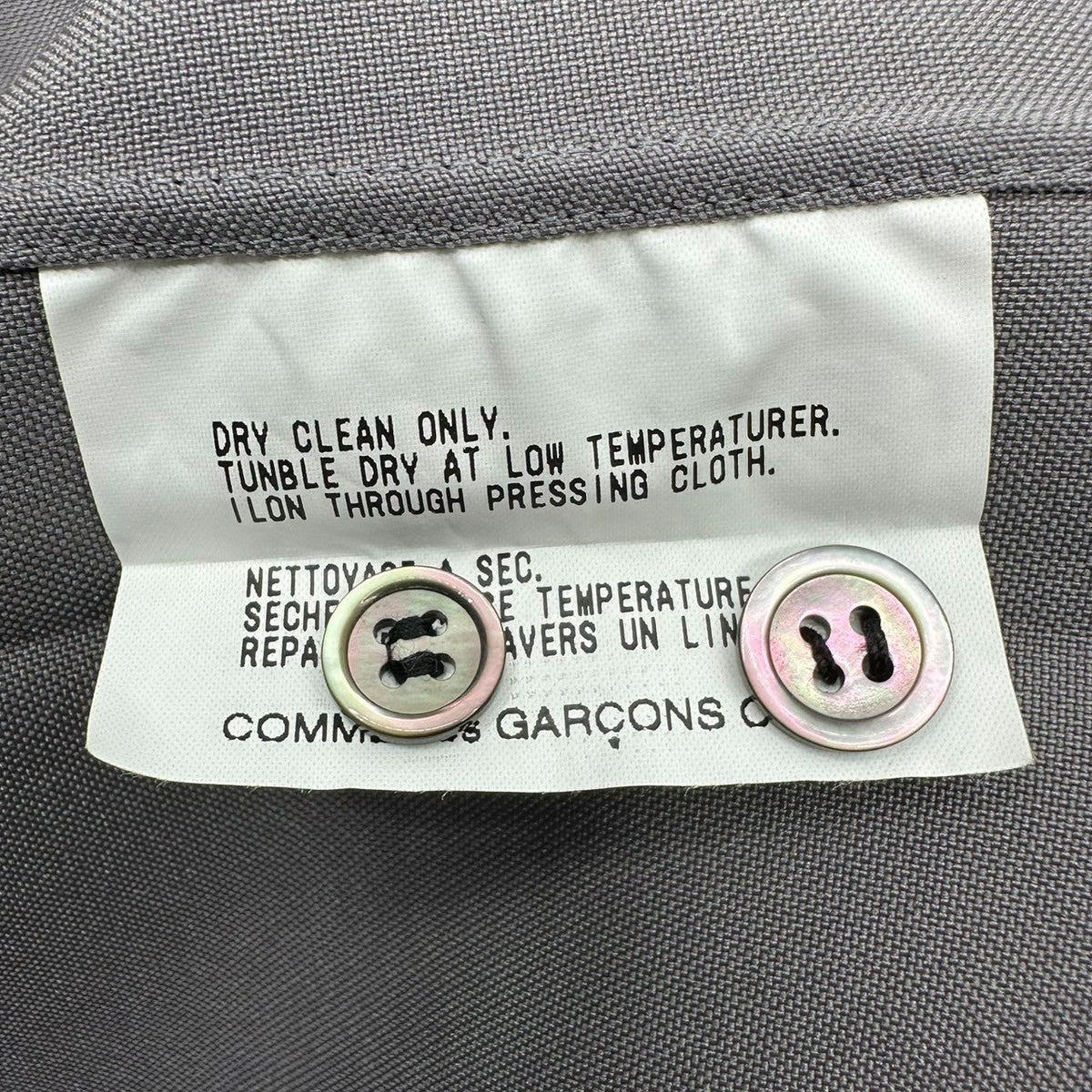 COMME des GARCONS HOMME 99AW Back Coach Jacket Size FREE