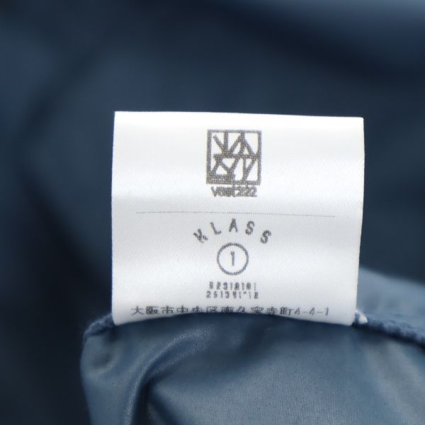 VAST 20SS Japanese Chesterfield Coat Navy Size 2