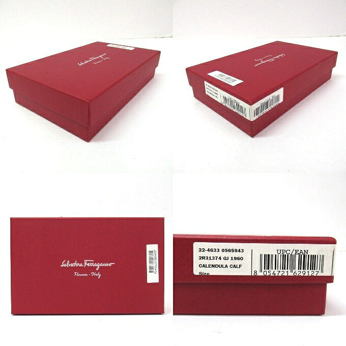 Salvatore Ferragamo Gancini Wallet Orange Size ONE SIZE