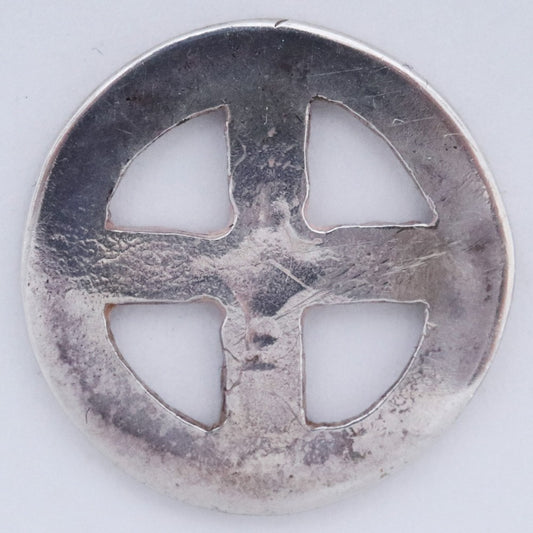 GORO'S SV Wheel Necklace Silver Size F