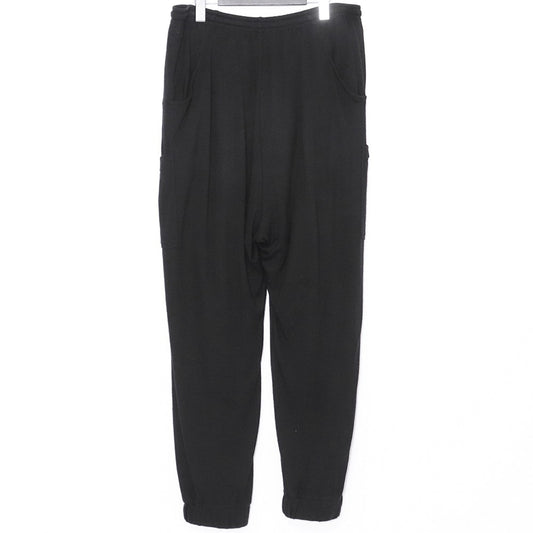 THE VIRIDI-ANNE 23AW Wool Jersey Trousers Black Size 3