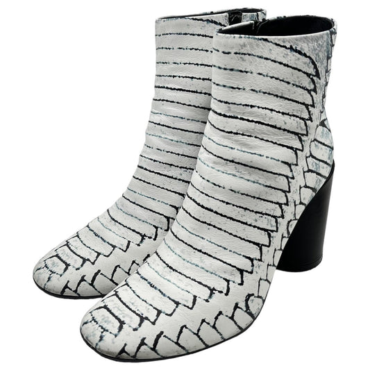 MM6 Maison Margiela 90mm Ankle Boots White Size 38
