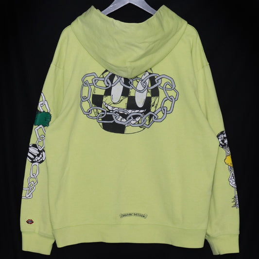 CHROME HEARTS x MATTY BOY 22AW Hoodie Green Size XXL