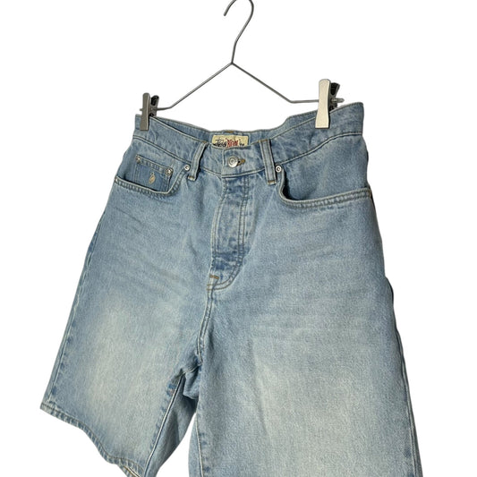 STUSSY Big Ol' Short Light Indigo Denim Shorts Size W28