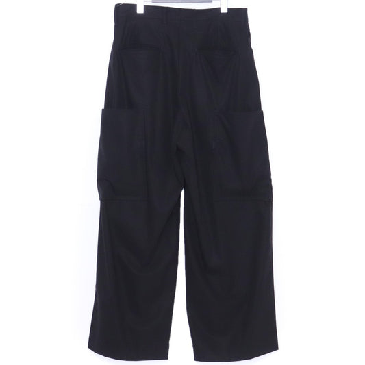 ALMOSTBLACK 25AW 6-Pocket Wide Pants Black Size 2