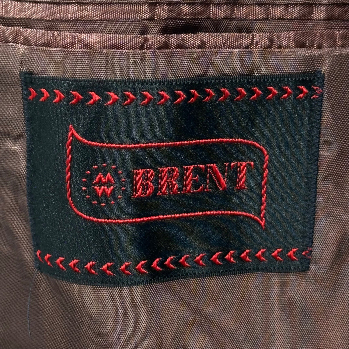 BRENT 50s-60s Double-breasted Striped Jacket Multi Size 42L