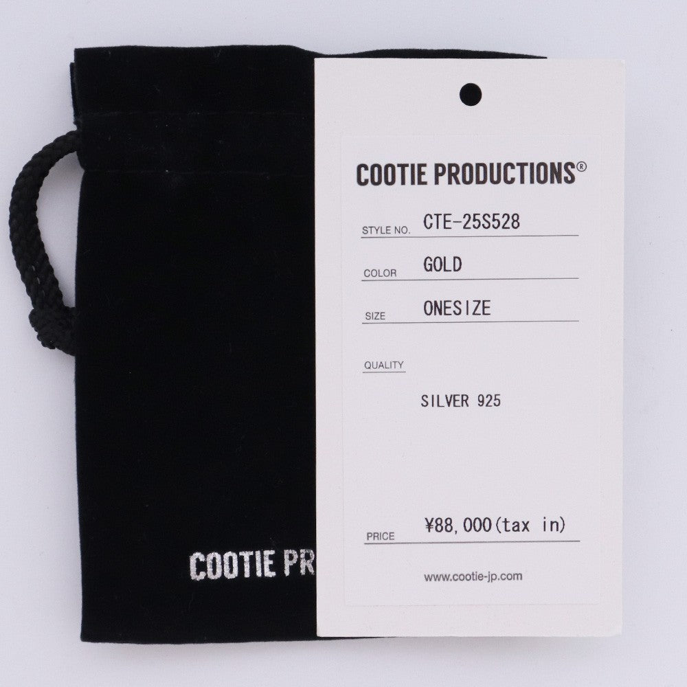 COOTIE PRODUCTIONS 25SS Chingon 925 Gold Necklace Size F