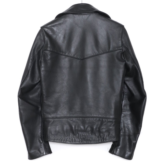 LEWIS LEATHERS Lightning Tight Fit Cow Jacket Black Size 34