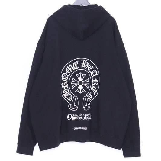 CHROME HEARTS Osaka Horseshoe Hoodie Black Size XXL