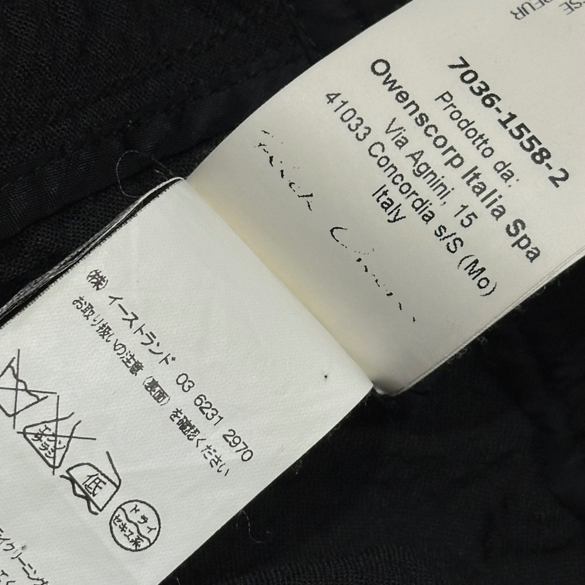 Rick Owens 16AW Drawstring Cropped Pants Black Size 46
