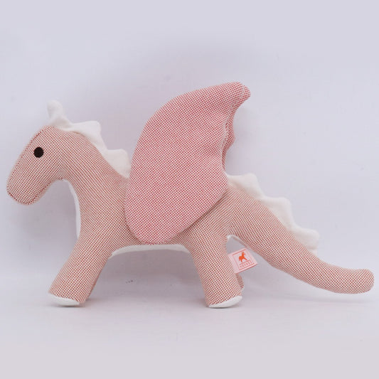 HERMES Epopee Dragon Plush Pink Size F