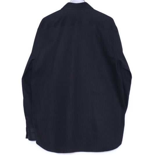 RAF SIMONS 21SS Black Tape Patch Oversize Denim Shirt Size L