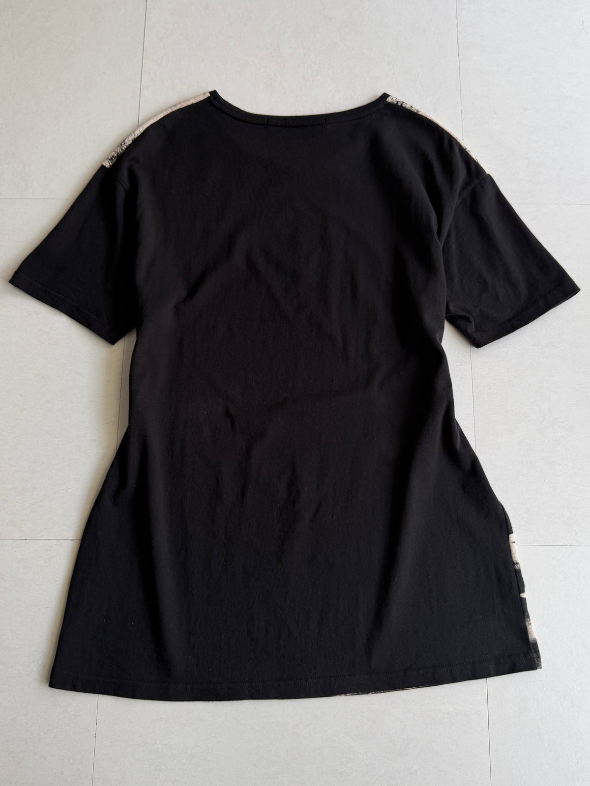 NO ID. BLACK Graveyard Raven Cotton T-Shirt Size ONE