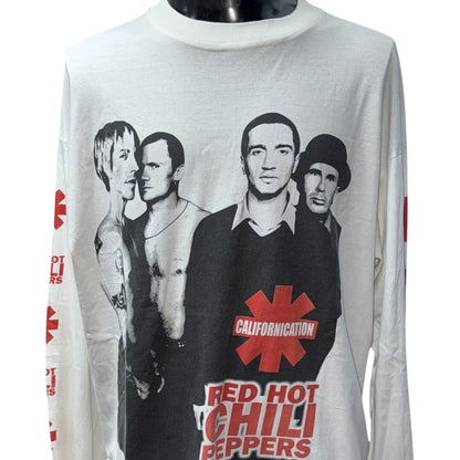 RED HOT CHILI PEPPERS CALIFORNICATION Long Sleeve T-Shirt Red Size XL