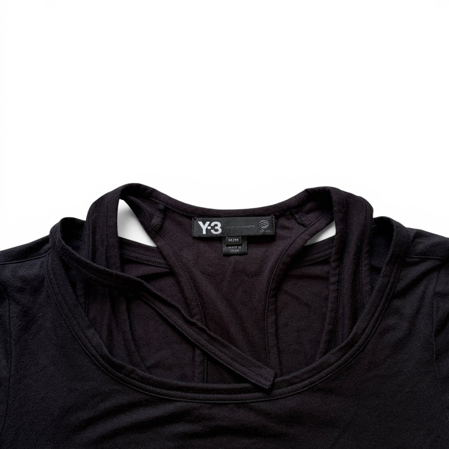Yohji Yamamoto Y-3 Black T-Shirt Size XS