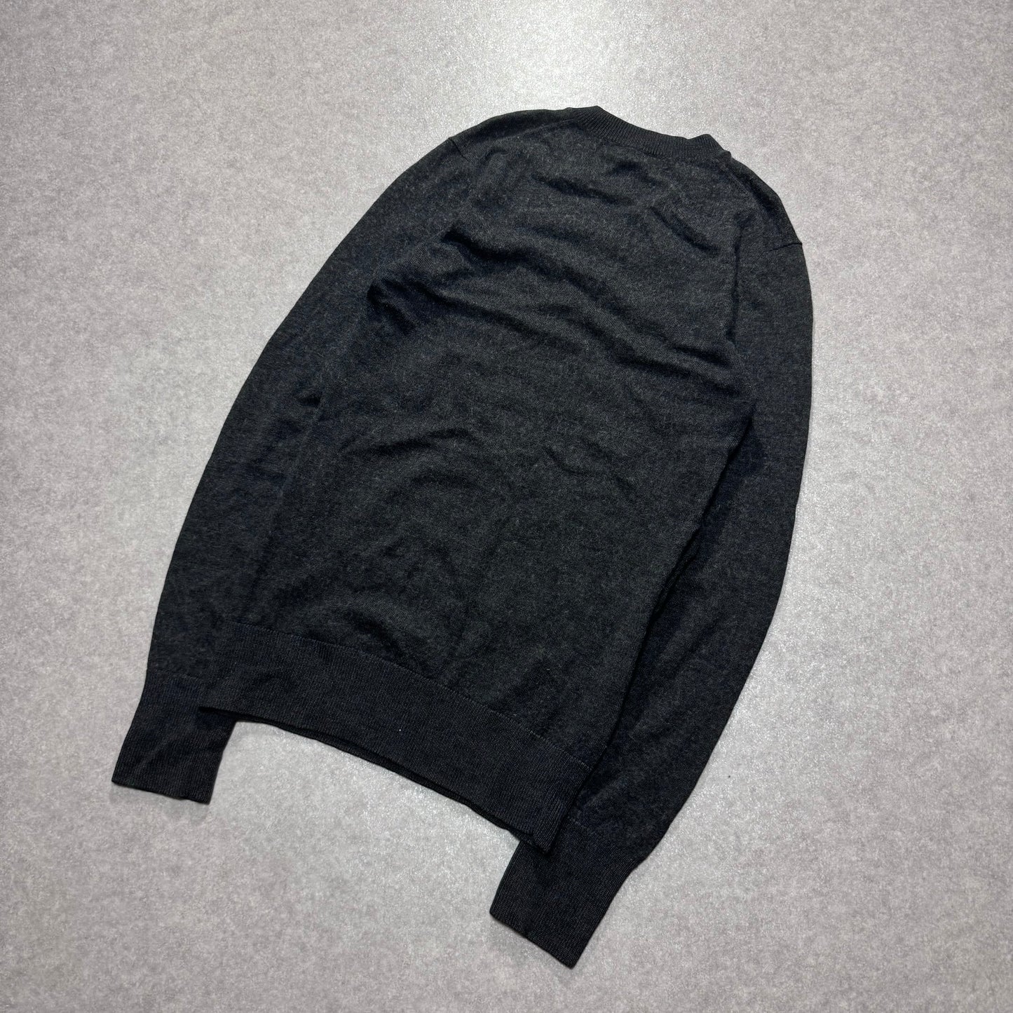 Kris Van Assche Gray V-neck Knit Size XS