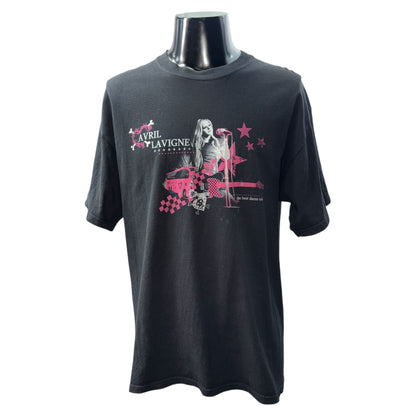 AVRIL LAVIGNE 2008 The Best Damn Tour Graphic Tee Size XL