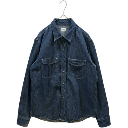 TENDERLOIN Indigo Denim Long Sleeve Work Shirt Size S
