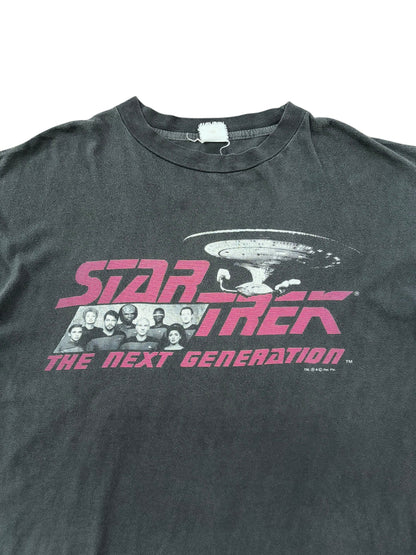 STAR TREK 90s The Next Generation Faded Pink Print Size XL