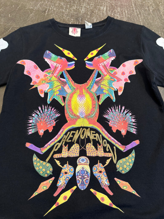 PHENOMENON Black Cotton T-Shirt Size XS