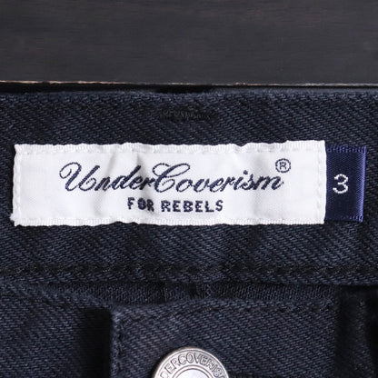 UNDERCOVER ISM "A Summer Madness" Jeans Black Size 3