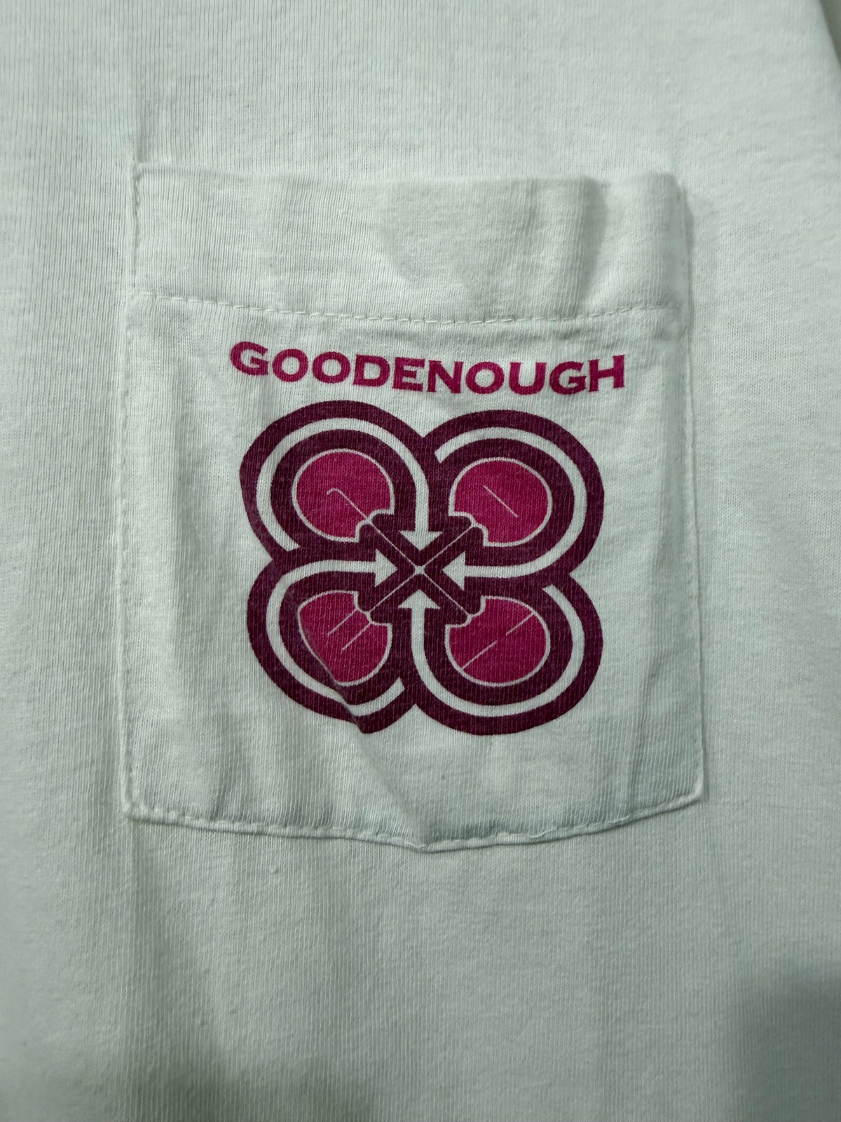 GOODENOUGH Clover Logo Pocket T-Shirt White Size L