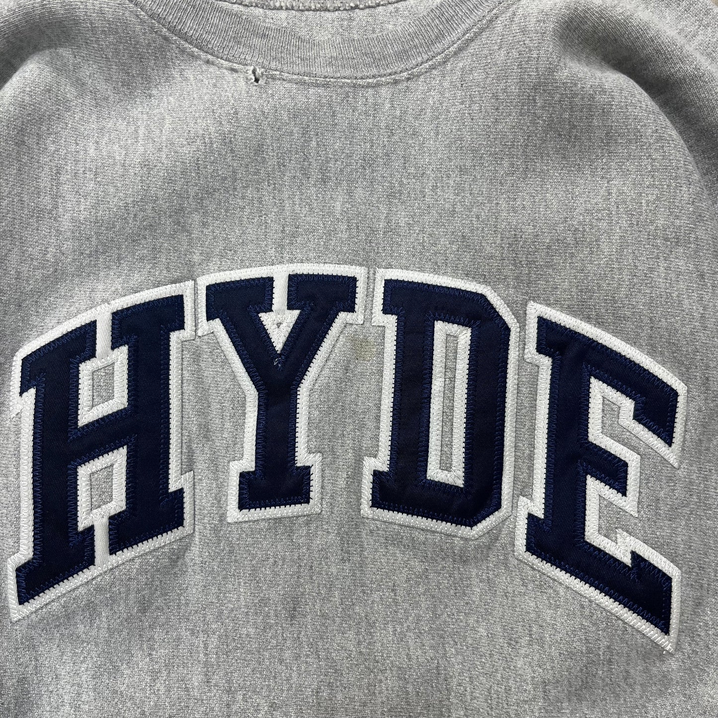 Vintage 00s Champion Reverse Weave HYDE Gray Size S