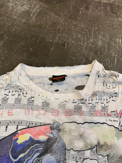 Vintage The Moody Blues '93 White Tee Size XL