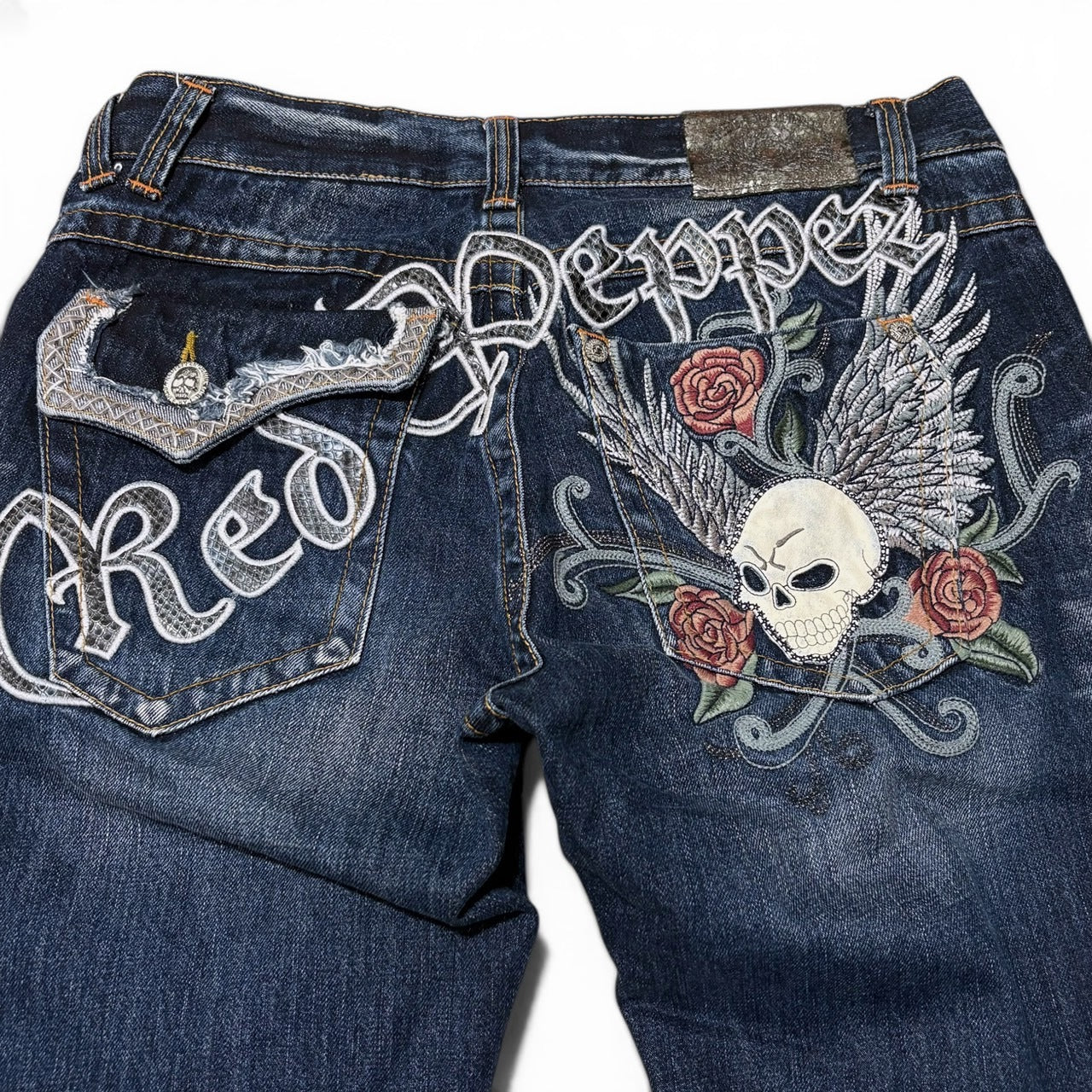 Vintage RED PEPPER Baggy Blue Jeans Size 34