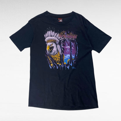 INDIAN MOTOCYCLE 90s Short Sleeve T-Shirt Black Size M