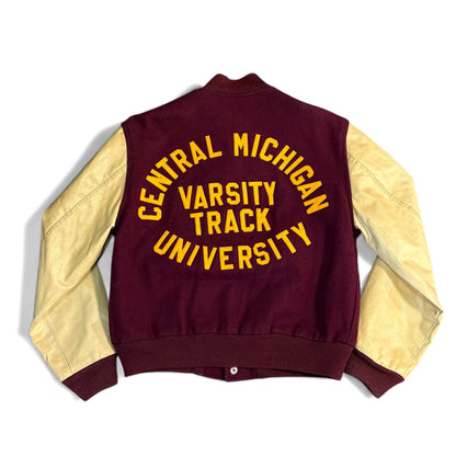 Vintage 60s Champion CMU Red Varsity Jacket Size M