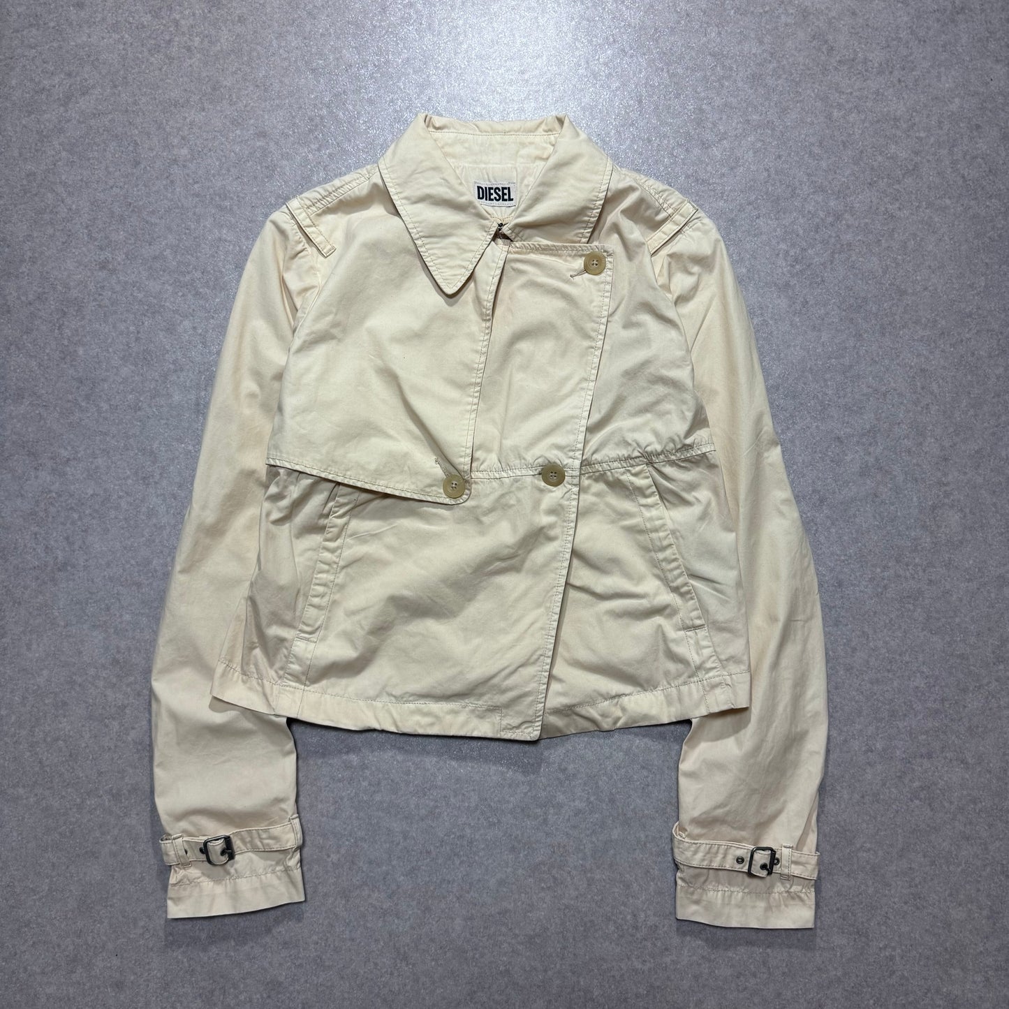 Diesel 90s Beige Long Sleeve Shirt Size XS