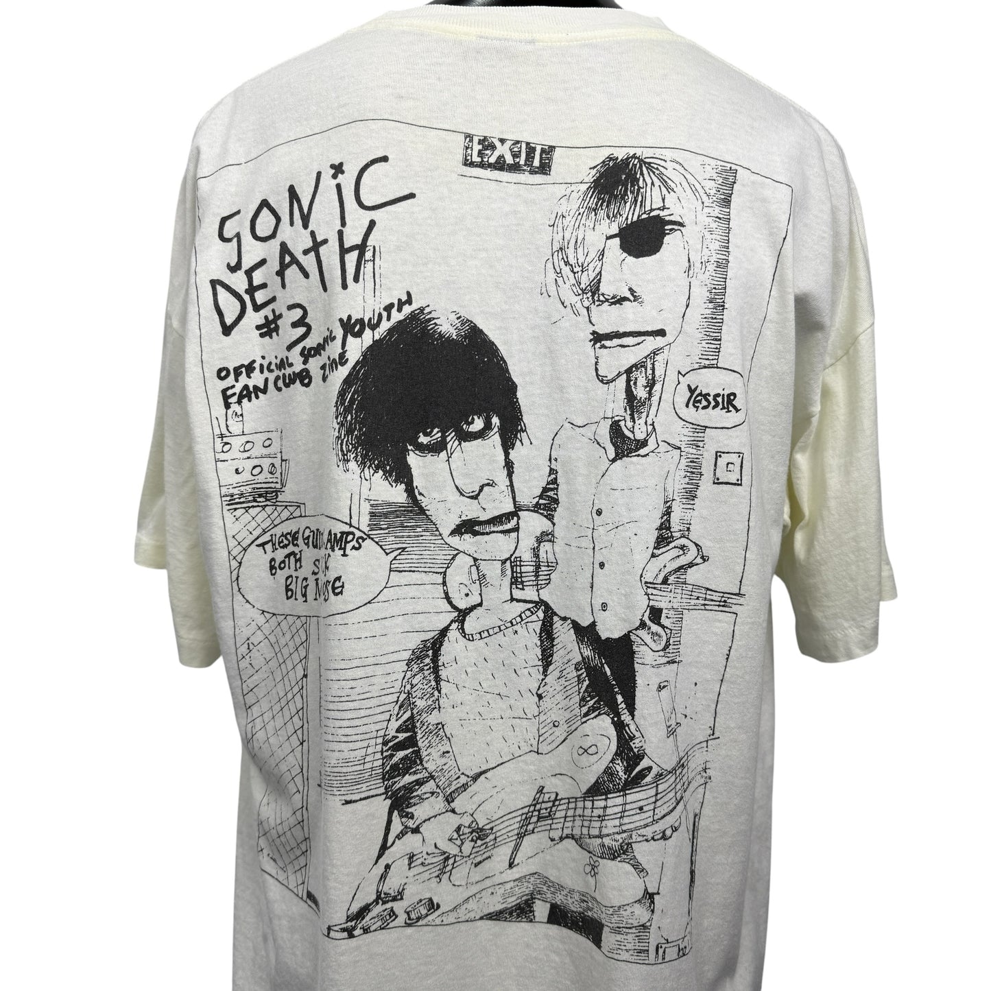 SONIC YOUTH 90s "SONIC DEATH" 1993 Copyright Vintage Size XL