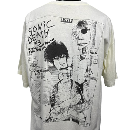 SONIC YOUTH 90s "SONIC DEATH" 1993 Copyright Vintage Size XL