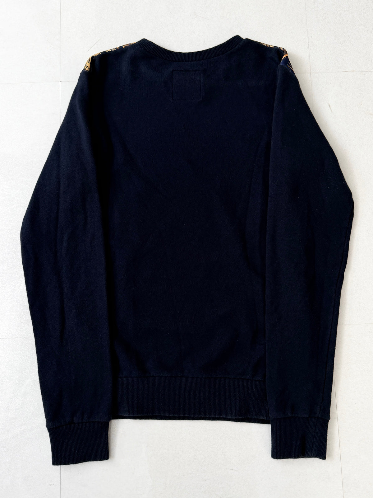 YOSHIO KUBO Cotton All-Over Pattern Sweatshirt Size 2