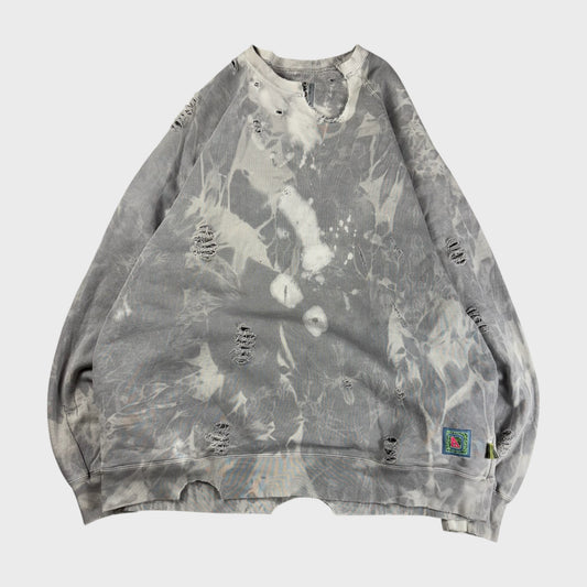 SSZ 23SS Boro Bleach Remake Sweatshirt Size XXL