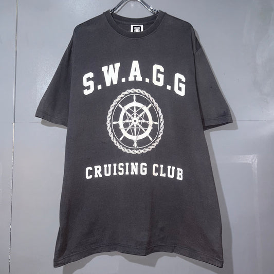 SWAGGER Charcoal Rudder Logo T-Shirt Size L