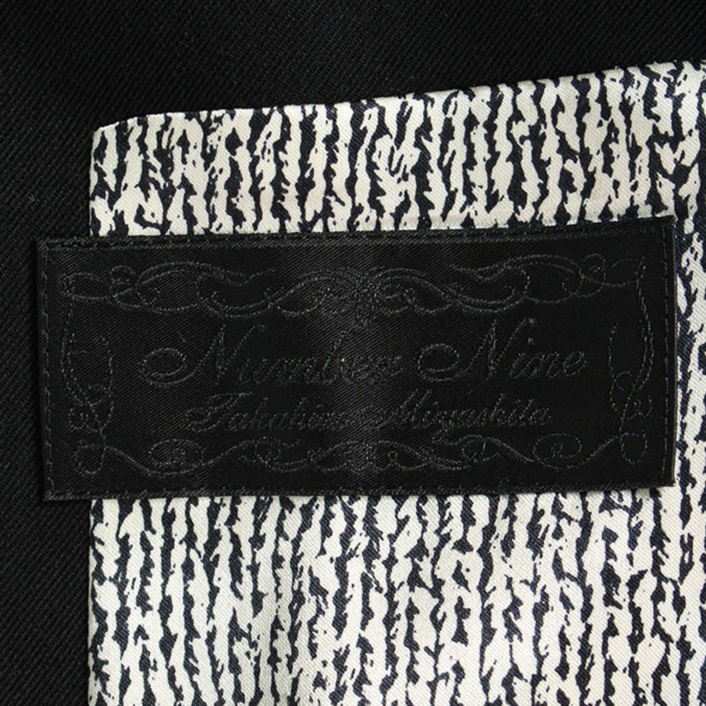 NUMBER (N)INE 2007 S/S Black Jacket Size 3