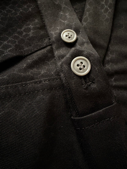 COMME des GAR AW00 Snake Jacquard Pants Black Size S