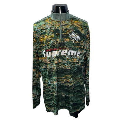 Supreme wave zip up long sleeve tee 22SS Size L