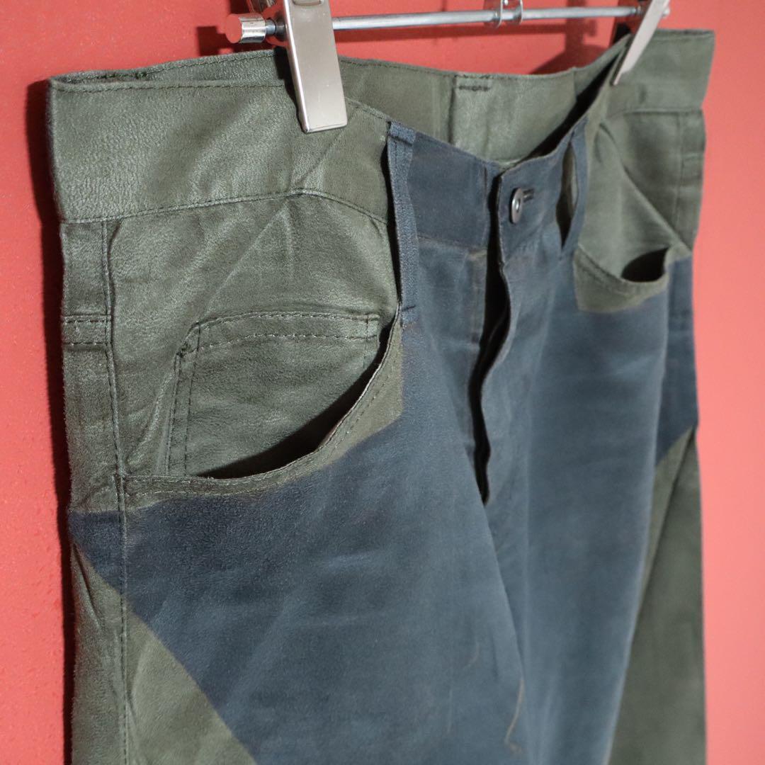 Issey Miyake HOMME PLISSE Pleated Pants Green Size 3
