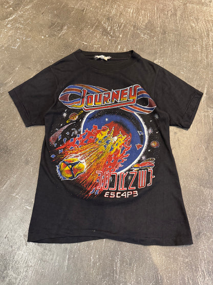 Vintage 80s Journey Tee Black Size XS