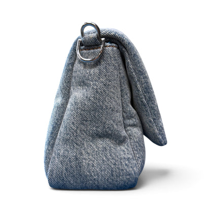 JACQUEMUS Le Bambimou Denim Padded Bag