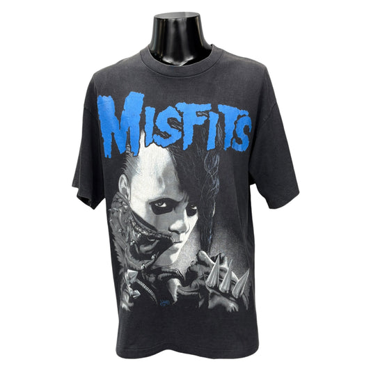 MISFITS 90s "Jerry Only" Devil Rock Graphic T-Shirt Size XL