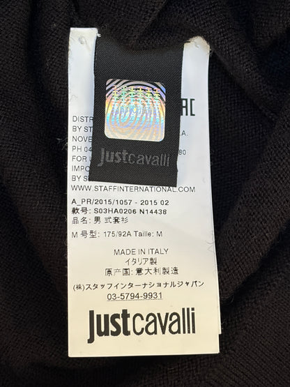 Just Cavalli Just Cavalli Black Wool Knit Size M