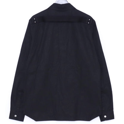 RICK OWENS 21SS Oversized Shirt Jacket Black Size 48