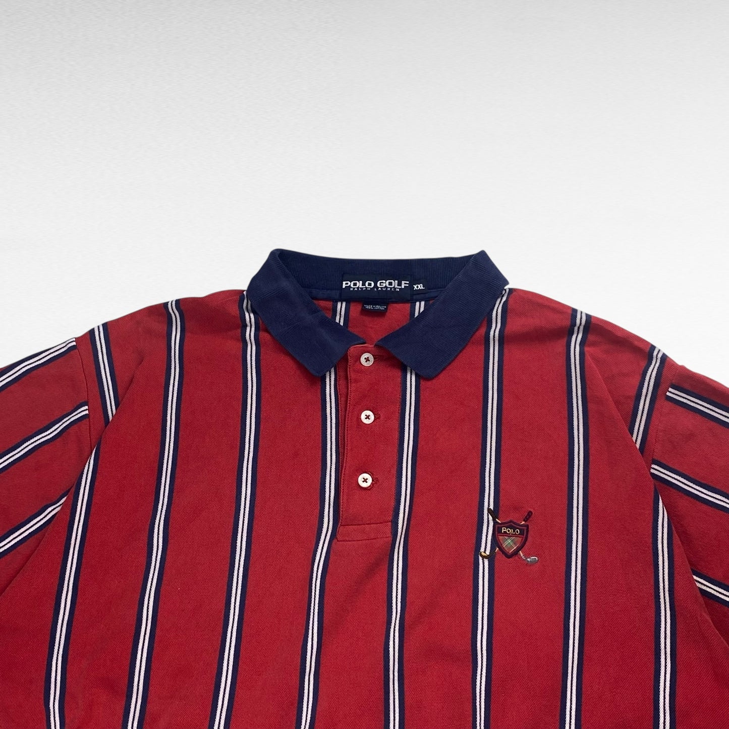 POLO GOLF 90s Short Sleeve Polo Shirt Size XXL