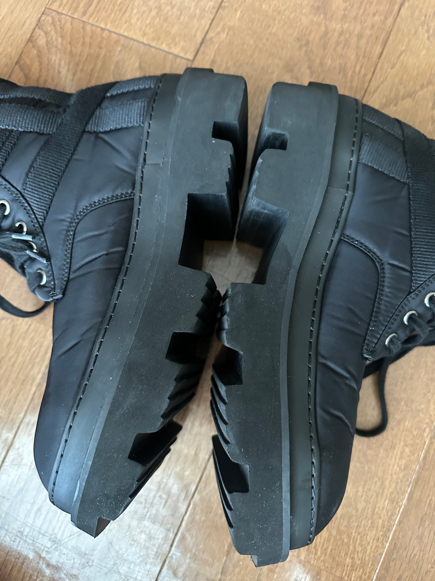 Rick Owens DRKSHDW SS24 Mega Tooth Army Boots Size EU 43
