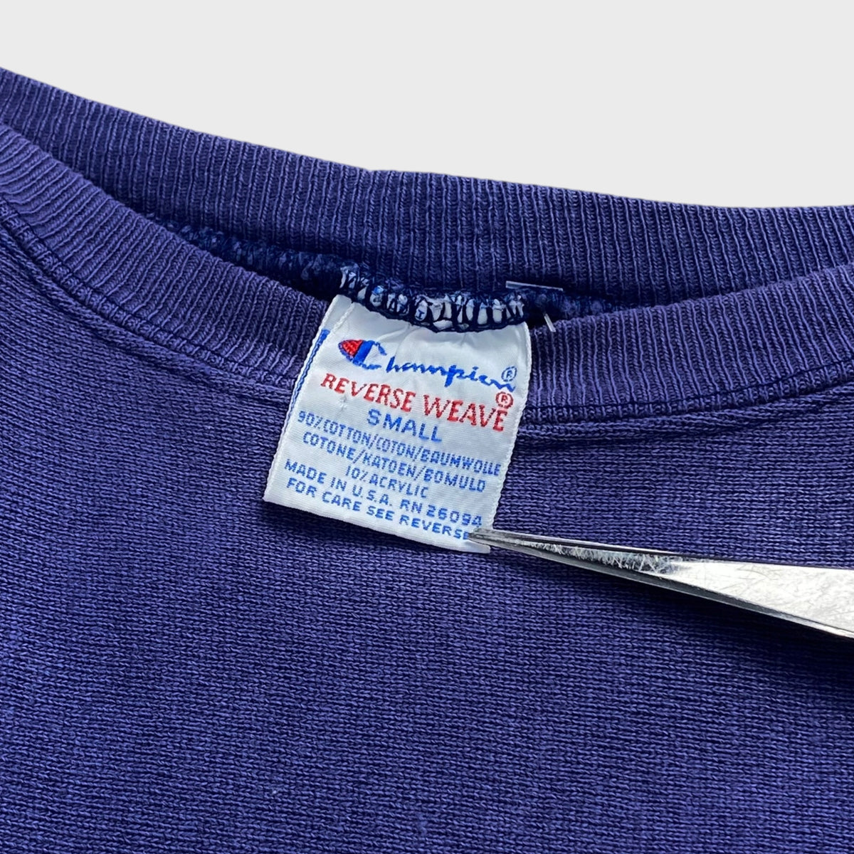 Champion 90s Reverse Weave No Logo USA Sweatshirt Size S